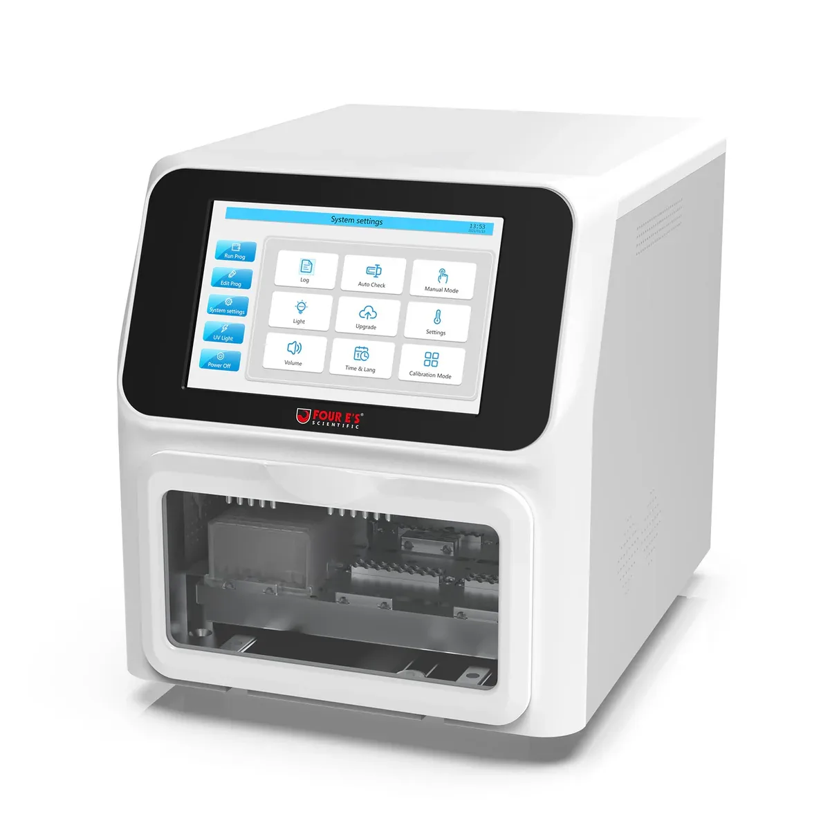 MultiEX 096P high-throughput automated nucleic acid extraction system processing a full 96-well plate